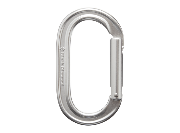Black Diamond Oval Keylock Carabiner black 