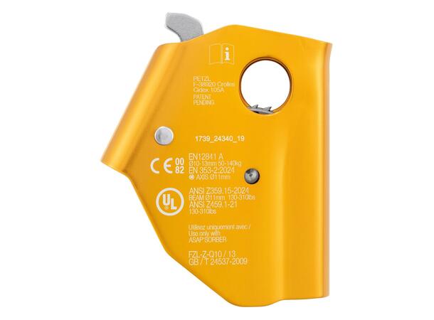 Petzl ASAP EN 353 2, EN 12841 type A