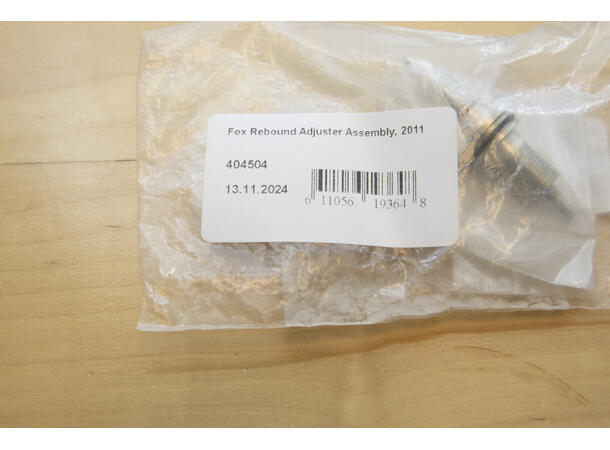 Fox Rebound Adjuster Assembly, 2011 RC2 